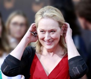 Meryl Streep, a good example of an actor who practices mature interpretation.